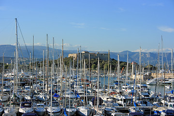 Image showing Castle in port