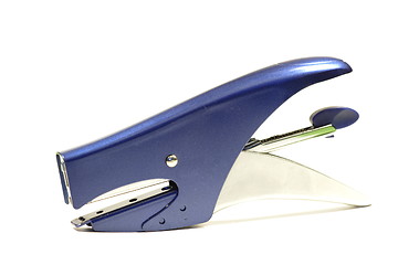 Image showing Blue Stapler