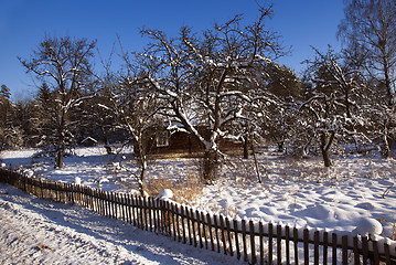 Image showing the house in the winter  