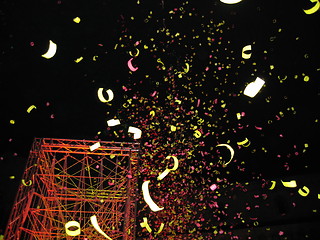 Image showing Tower and confetti