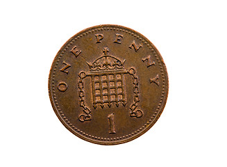 Image showing one penny 