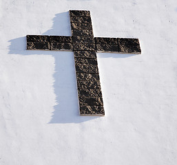 Image showing Catholic cross 