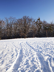 Image showing the winter road  