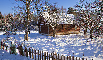 Image showing the wooden house 