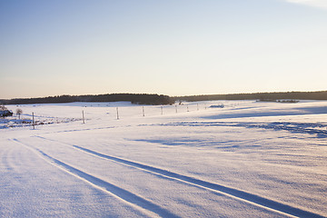 Image showing car trace  