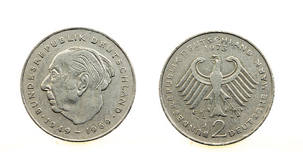 Image showing   German coin-mark 