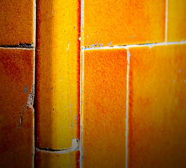 Image showing in london   the    abstract    texture of a ancien wall and ruin