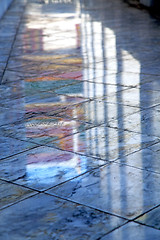 Image showing abstract  reflex in      asia  bangkok thailand        temple  