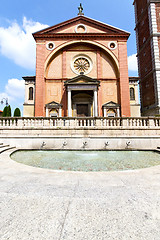 Image showing in  the legnano   old   church     fountain