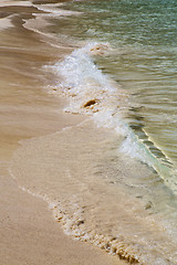 Image showing abstract foam in the  bay coastline    south china sea