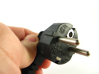 Image showing power plug close-up