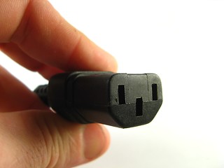 Image showing power plug close-up