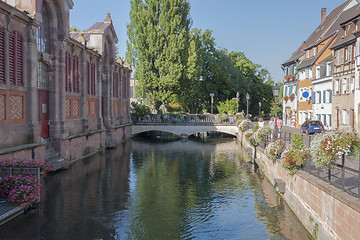 Image showing little Venice in Colmar