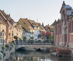 Image showing little Venice in Colmar