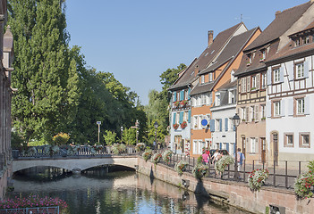 Image showing little Venice in Colmar