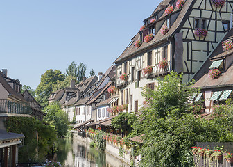 Image showing little Venice in Colmar