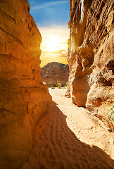 Image showing Canyon in desert