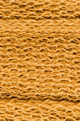 Image showing Yellow wool texture