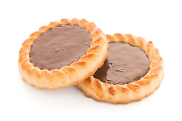 Image showing Chocolate tart cookies