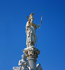 Image showing Athena statue