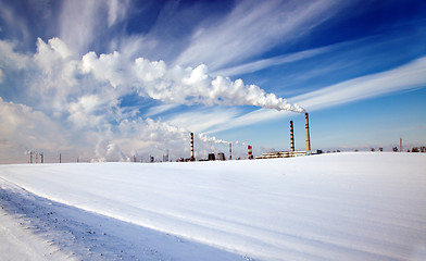 Image showing chemical factory  