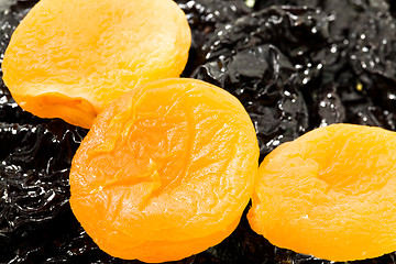 Image showing Yellow dried apricot