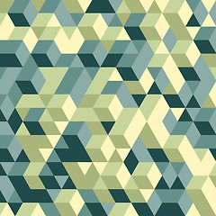 Image showing Abstract 3d geometrical background. Mosaic. Vector illustration.