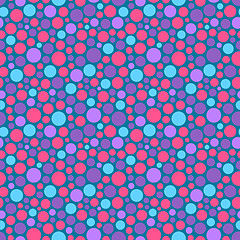 Image showing Seamless festive background from circles.  Vector Illustration. 