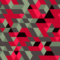 Image showing Abstract geometrical 3d background. 