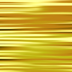 Image showing Gold waves background. Metal plate with reflected light. 