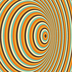 Image showing Abstract swirl background. Pattern with optical illusion. 