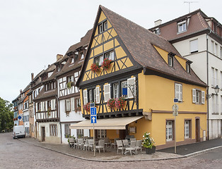 Image showing old town of Colmar