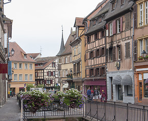 Image showing old town of Colmar