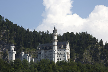 Image showing Castle of Neuschwanstein in Bavarian Alps