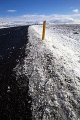 Image showing Wet ringroad in winter