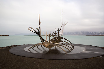 Image showing The Sun Voyager in Reykjavik, Iceland