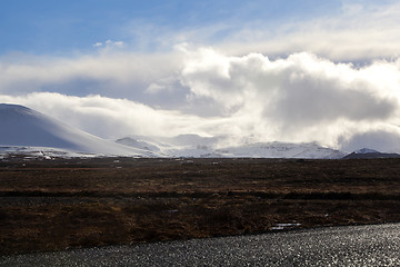 Image showing Beautiful volcano landscape in Iceland