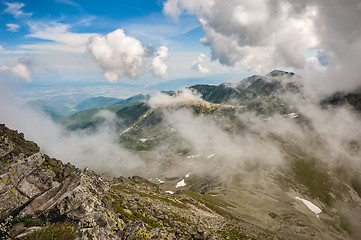 Image showing Hi-res panorama of Retezat Mountains, Romania, Europe