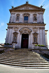 Image showing  italy  lombardy     in  the caronno varesino  old      step    