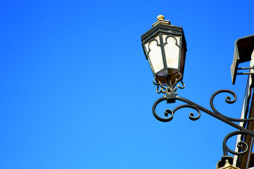 Image showing  lamp in morocco   lantern   the outdoors and sky