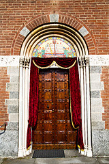 Image showing  italy  lombardy     in  the legnano old   church  closed  