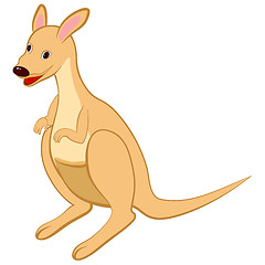 Image showing Funny Cartoon Kangaroo