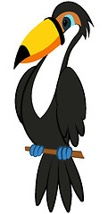 Image showing Funny Cartoon Toucan 