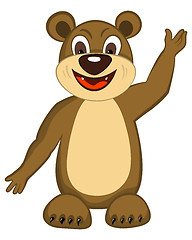 Image showing Funny Cartoon Bear