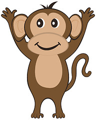 Image showing Funny Cartoon Monkey