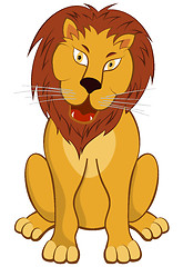 Image showing Funny Cartoon Lion