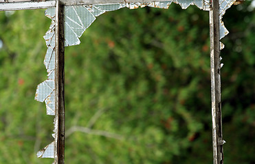 Image showing broken window