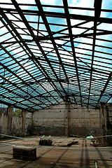 Image showing old broken warehouse