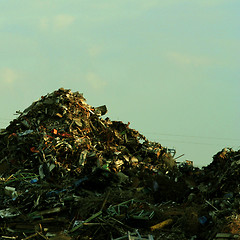 Image showing scrapyard with old scrap