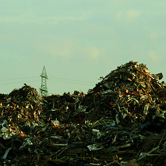 Image showing scrapyard with old scrap